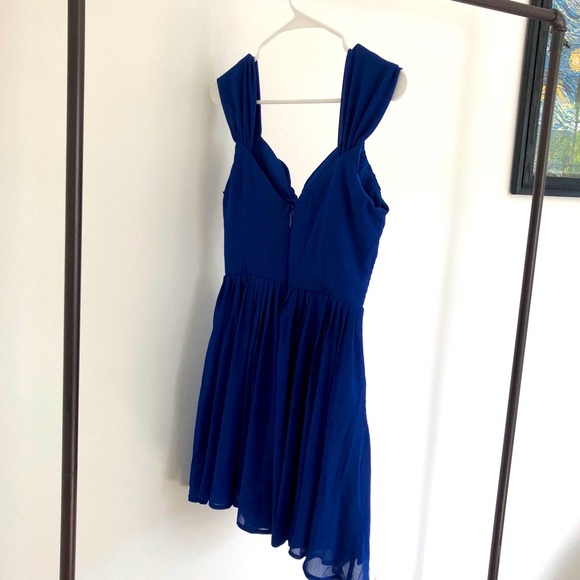 Lulu’s Navy Blue Mini Dress - Picture 4 of 6